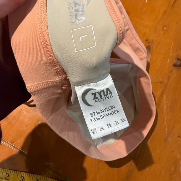 Active USA Coral Strappy Sports Bra - Picture 3 of 5